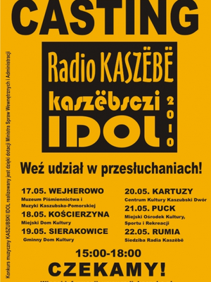 Kaszubski Idol 2010. Weź udział!