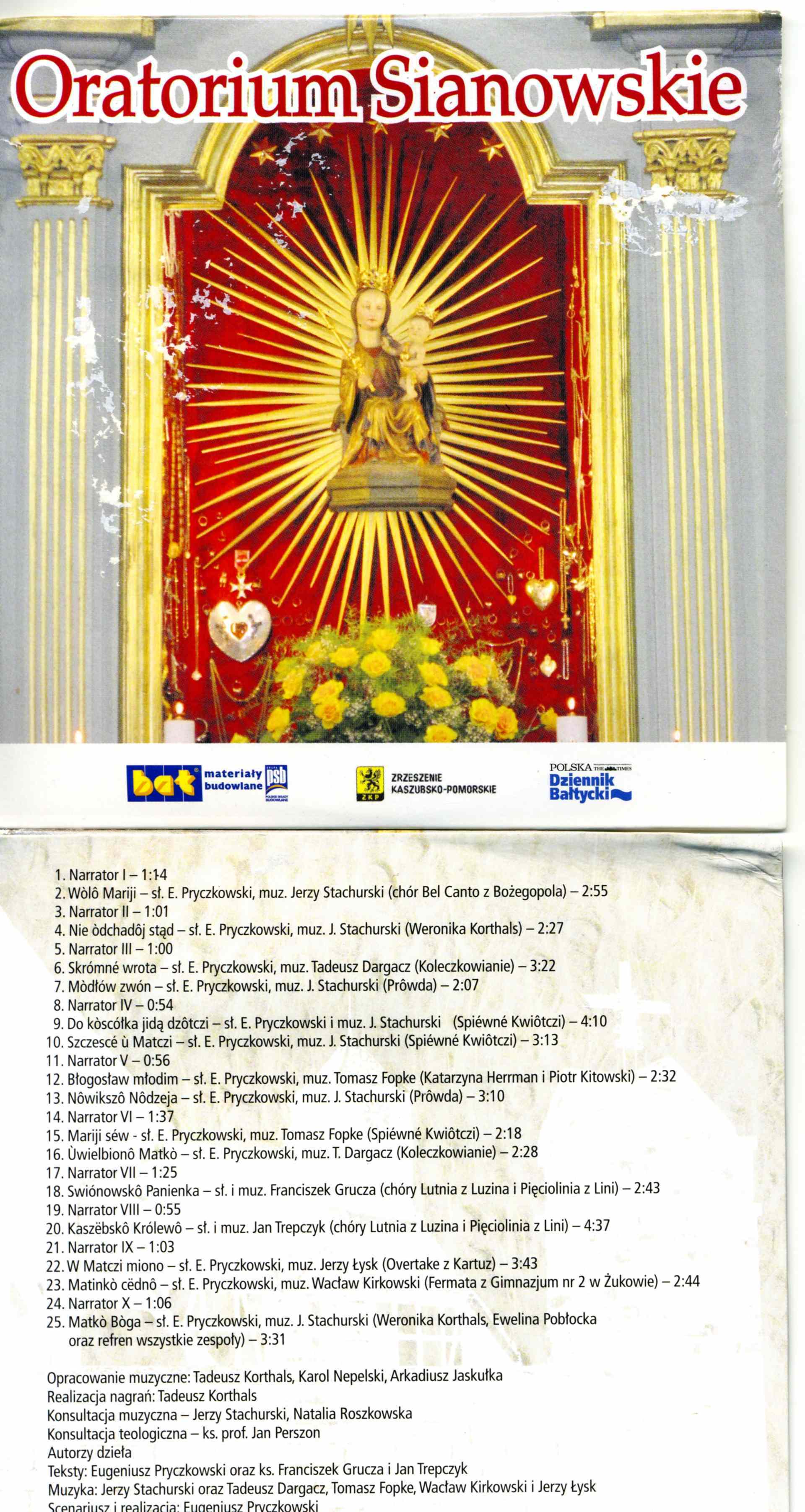 „Oratorium Sianowskie”. Płytka