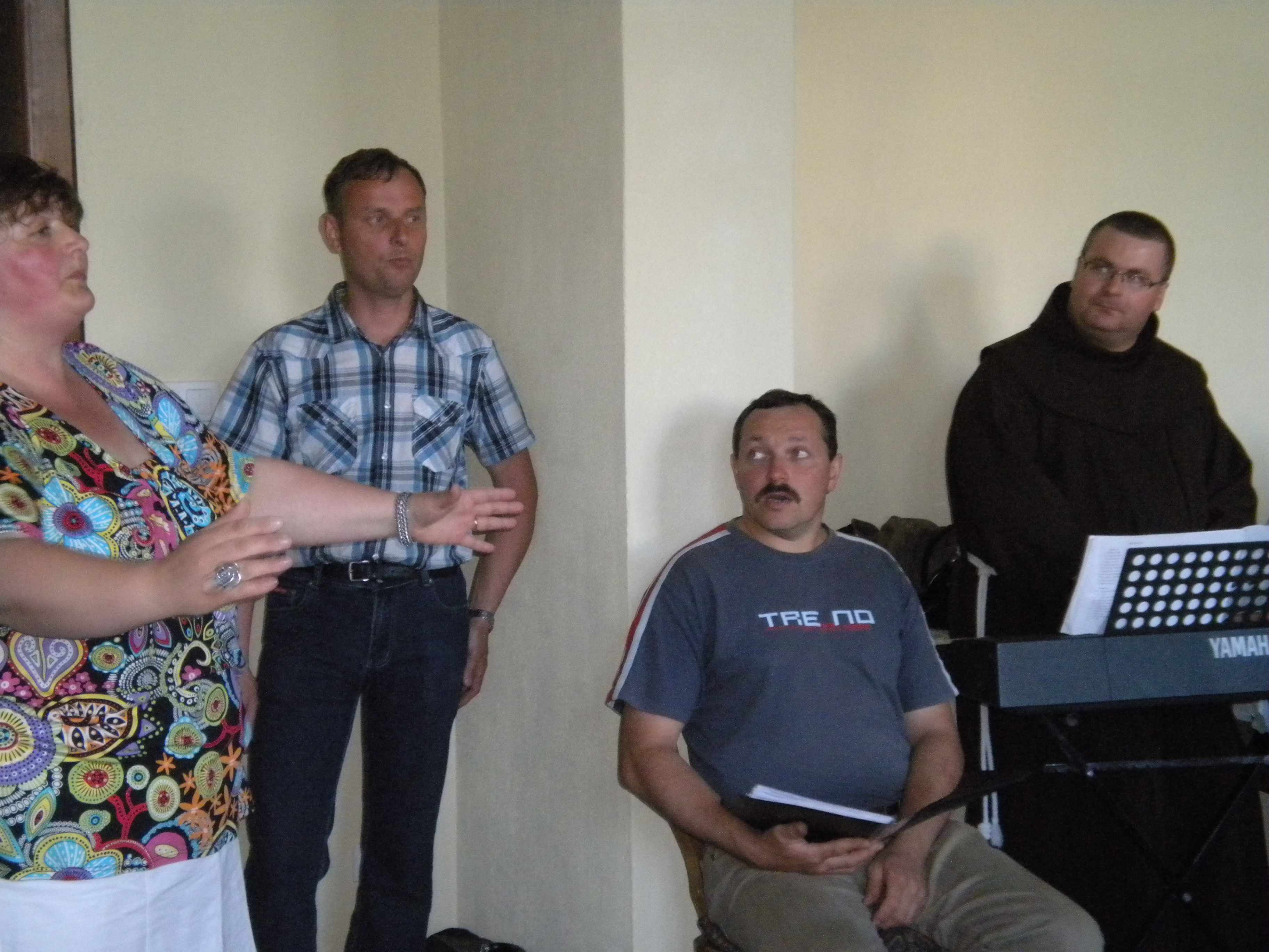 Chóry przed Kalwarią. Próba