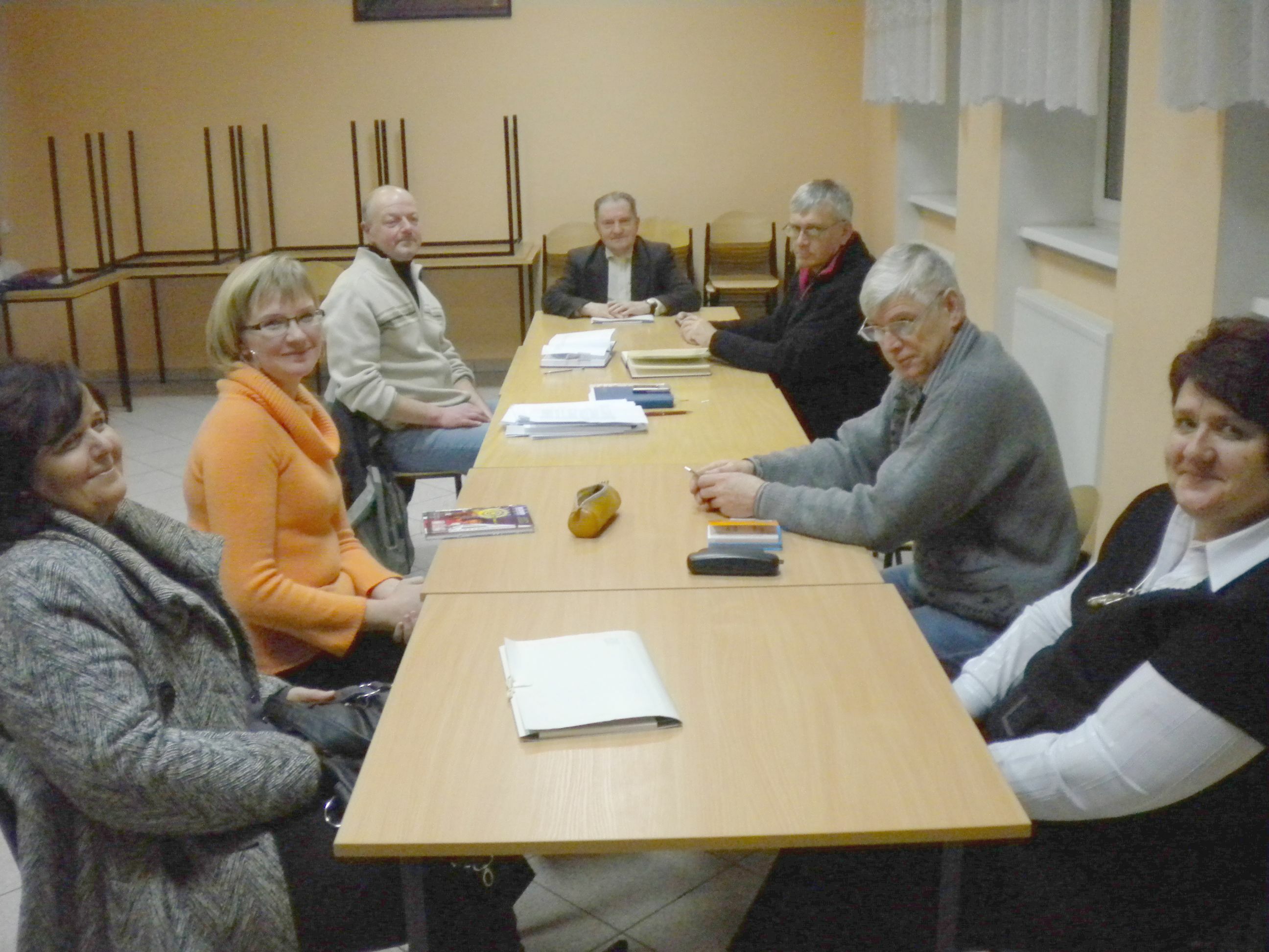 Zebranie zarządu oddziału ZK-P. Chwaszczyno