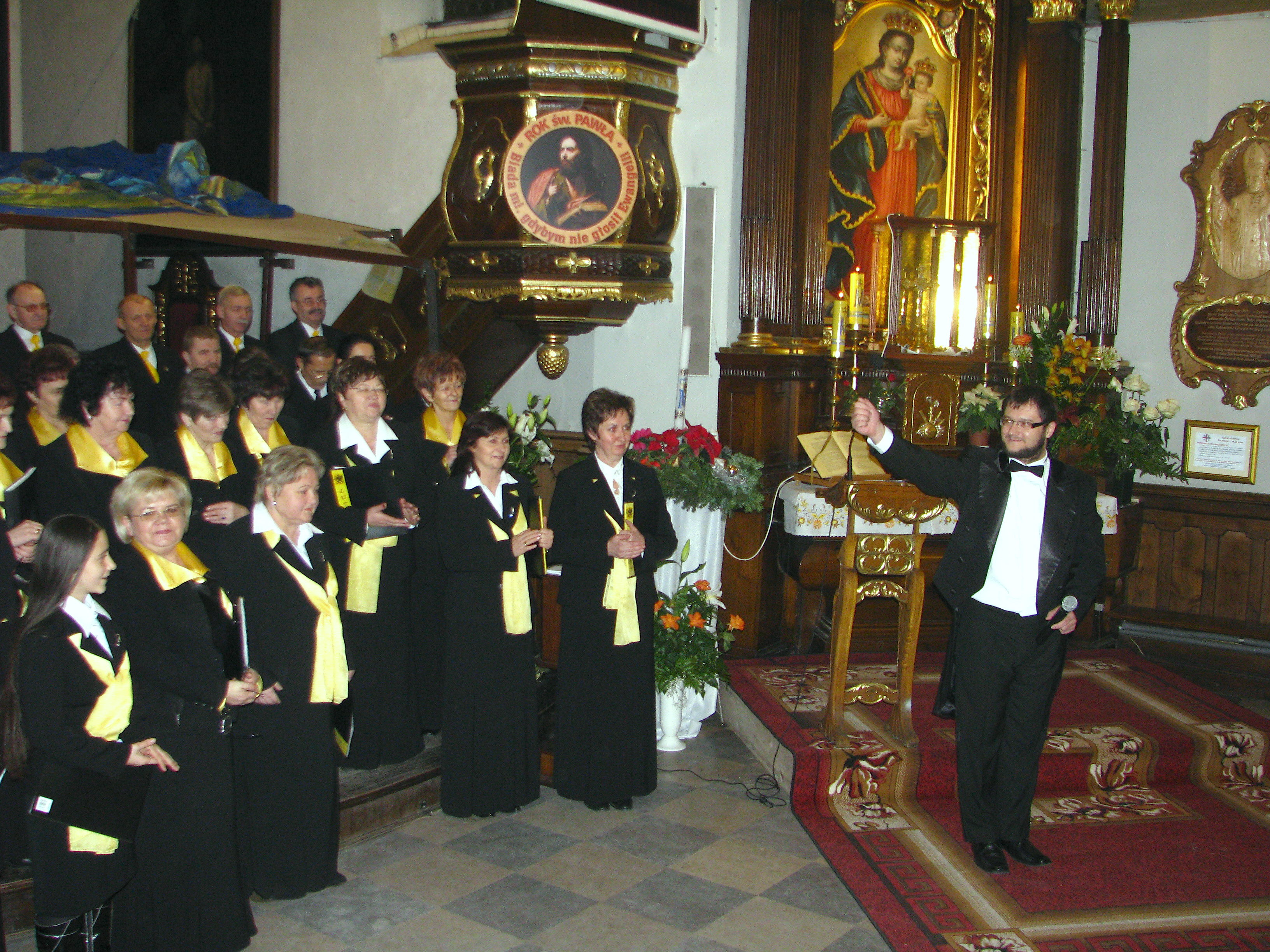 „Msza” u franciszkanów. Wejherowo