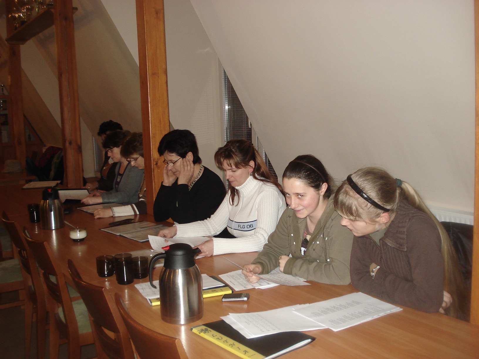 Próby pieśni wielkopostnych. Luzino i Linia