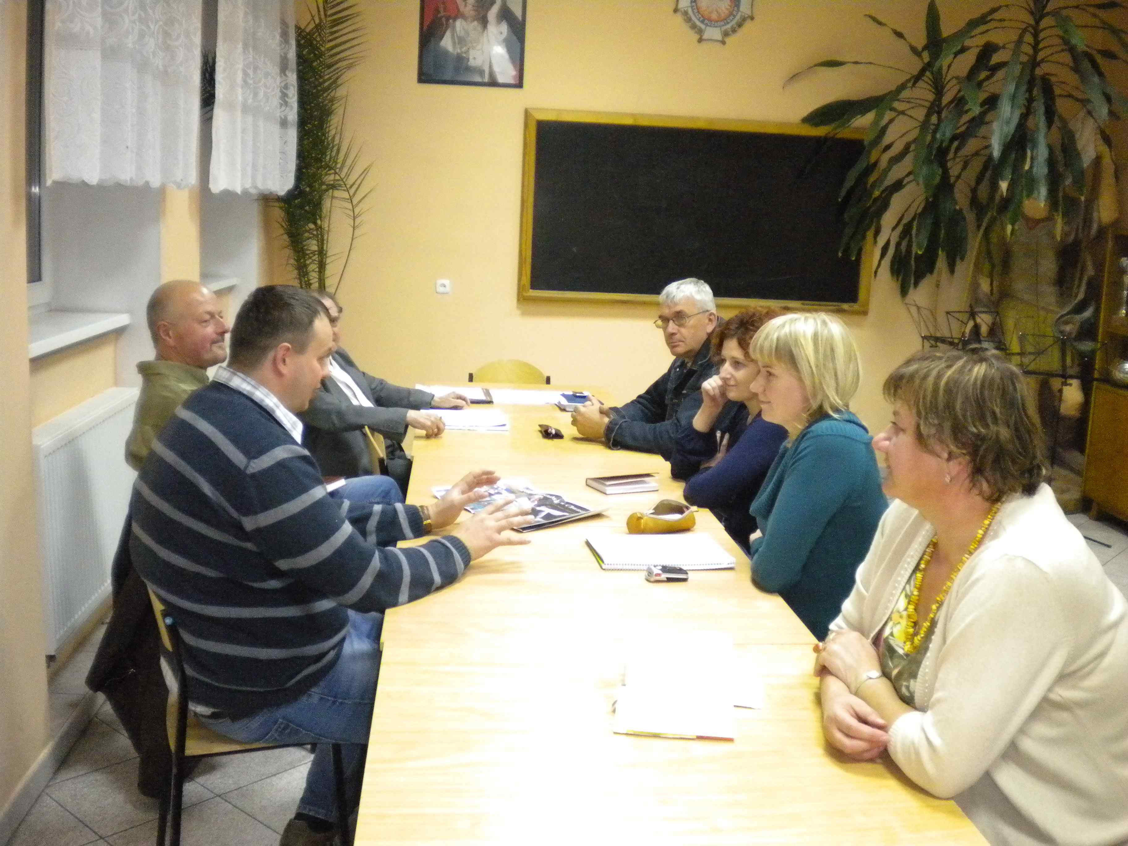 Spotkanie zarządu oddziału. Chwaszczyno